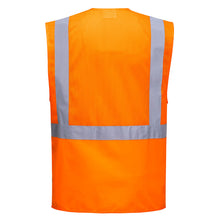 Load image into Gallery viewer, Portwest Madrid Hi-Vis Half Mesh Executive Vest C496
