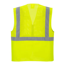 Load image into Gallery viewer, Portwest Madrid Hi-Vis Half Mesh Executive Vest C496