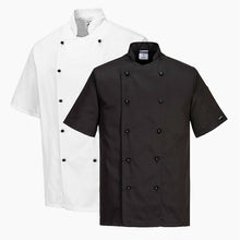 Load image into Gallery viewer, Portwest Kent Chefs Jacket S/S C734