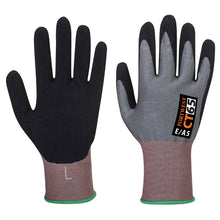 Load image into Gallery viewer, Portwest CT Cut E15 Nitrile Glove Grey/Black CT65