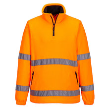 Load image into Gallery viewer, Portwest Hi-Vis 1/2 Zip Fleece F302