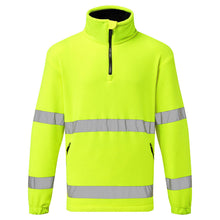 Load image into Gallery viewer, Portwest Hi-Vis 1/2 Zip Fleece F302