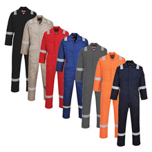 Load image into Gallery viewer, Portwest Flame Resistant Super Light Weight Anti-Static Coverall FR21