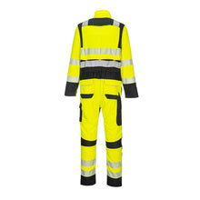 Load image into Gallery viewer, Portwest PW3 FR Hi-Vis Coverall Yellow/Black FR507