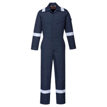 Load image into Gallery viewer, Portwest Bizflame Work Women's Coverall 350g Navy FR51