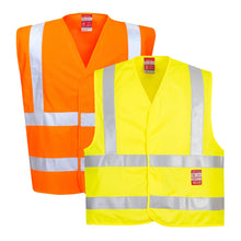 Load image into Gallery viewer, Portwest Hi-Vis Flame Resistant Vest FR75