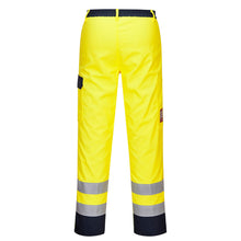 Load image into Gallery viewer, Portwest Bizflame Work Hi-Vis Trousers Yellow FR92