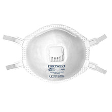 Load image into Gallery viewer, Portwest FFP3 Valved Dolomite Respirator White P303 - Pack of 10