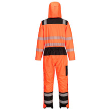 Load image into Gallery viewer, Portwest PW3 Hi-Vis Rain Coverall PW355