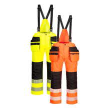 Load image into Gallery viewer, Portwest PW3 Hi-Vis Rain Trousers PW356