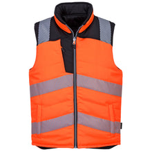 Load image into Gallery viewer, Portwest PW3 Hi-Vis Reversible Bodywarmer PW374