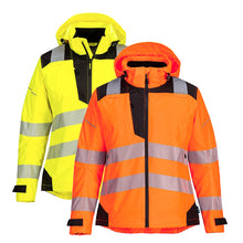 Load image into Gallery viewer, Portwest PW3 Hi-Vis Women's Rain Jacket PW389