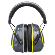 Load image into Gallery viewer, Portwest HV Extreme Ear Defenders Medium Grey/Yellow PW73