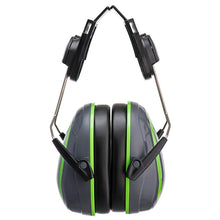 Load image into Gallery viewer, Portwest HV Extreme Ear Defenders Low Clip-On Grey/Green PW75