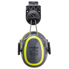 Load image into Gallery viewer, Portwest HV Extreme Ear Defenders Medium Clip-On Grey/Yellow PW76