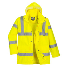 Load image into Gallery viewer, Portwest Hi-Vis Breathable Rain Traffic Jacket RT60