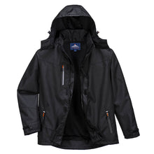 Load image into Gallery viewer, Portwest Outcoach Rain Jacket Black S555
