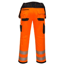 Load image into Gallery viewer, Portwest PW3 Hi-Vis Holster Pocket Work Trousers T501