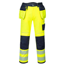 Load image into Gallery viewer, Portwest PW3 Hi-Vis Holster Pocket Work Trousers T501