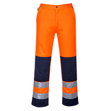 Load image into Gallery viewer, Portwest Seville Hi-Vis Contrast Work Trousers TX71