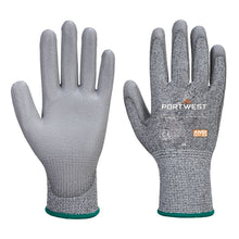 Load image into Gallery viewer, Portwest Vending Cut C13 PU Glove Grey VB622 (Pack of 144 pairs)