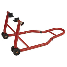 Load image into Gallery viewer, Sealey Universal Rear Paddock Stand, Rubber Supports (220-350mm)