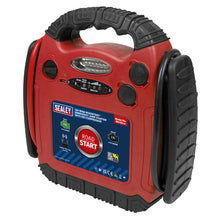 Load image into Gallery viewer, Sealey RoadStart Emergency Jump Starter, Air Compressor 12V 900 Peak Amps (RS132)