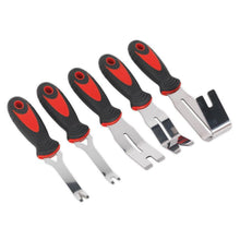 Load image into Gallery viewer, Sealey Door Panel & Trim Clip Removal Tool Set 5pc