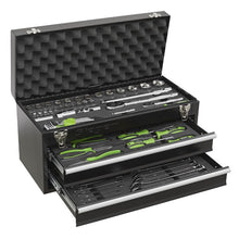 Load image into Gallery viewer, Sealey Portable Tool Chest 2 Drawer 90pc Tool Kit (Siegen)