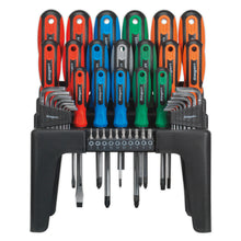 Load image into Gallery viewer, Sealey Screwdriver, Hex Key & Bit Set 44pc (Siegen)
