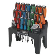 Load image into Gallery viewer, Sealey Hammer-Thru Screwdriver, Hex Key & Bit Set 44pc (Siegen)