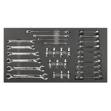 Load image into Gallery viewer, Sealey Tool Tray, Specialised Spanner Set 30pc - Metric (Siegen)