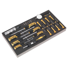 Load image into Gallery viewer, Sealey Tool Tray, Screwdriver Set 36pc (Siegen)
