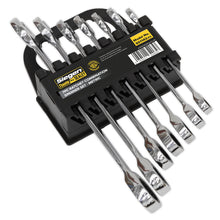 Load image into Gallery viewer, Sealey Ratchet Combination Spanner Set 7pc Metric (Siegen)