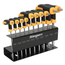 Load image into Gallery viewer, Sealey TRX-Star* Key Set 10pc T-Handle (Siegen)