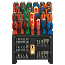 Load image into Gallery viewer, Sealey Hammer-Thru Screwdriver, Bit & Nut Driver Set 61pc (Siegen)