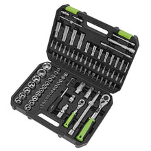 Load image into Gallery viewer, Sealey Socket Set 94pc 1/4" & 1/2" Sq Drive WallDrive Metric (Siegen)