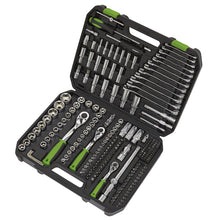 Load image into Gallery viewer, Sealey Socket Set 219pc 1/4", 3/8" & 1/2" Sq Drive WallDrive Metric (Siegen)