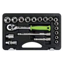 Load image into Gallery viewer, Sealey Socket Set 19pc 3/8" Drive Metric (Siegen)