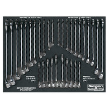 Load image into Gallery viewer, Sealey Combination Spanner Set 32pc - Metric/Imperial (Siegen)
