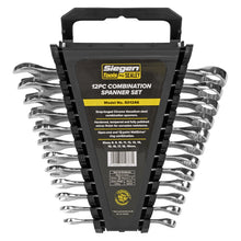Load image into Gallery viewer, Sealey Combination Spanner Set 12pc in Carry Rack - Metric (Siegen)