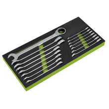 Load image into Gallery viewer, Sealey Combination Ratchet Spanner Set 15pc Metric (Siegen)