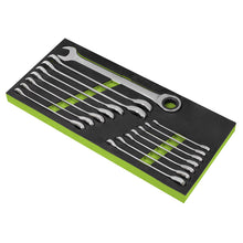 Load image into Gallery viewer, Sealey Combination Ratchet Spanner Set 15pc Metric (Siegen)
