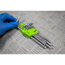 Load image into Gallery viewer, Sealey Key Set TRX-Star* Long 9pc