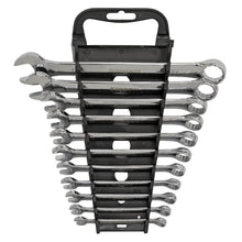 Load image into Gallery viewer, Sealey Combination Spanner Set 11pc in Carry Rack - Metric (Siegen)
