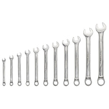 Load image into Gallery viewer, Sealey Combination Spanner Set 11pc in Carry Rack - Metric (Siegen)