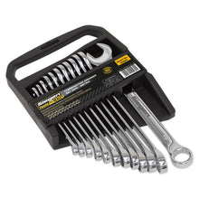 Load image into Gallery viewer, Sealey Combination Spanner Set 12pc in Storage Rack - Metric (Siegen)