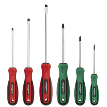 Load image into Gallery viewer, Sealey Soft Grip Screwdriver Set 6pc (Siegen)