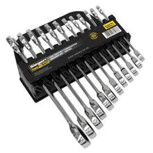 Load image into Gallery viewer, Sealey Ratchet Combination Spanner Set 12pc Metric (Siegen)