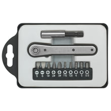 Load image into Gallery viewer, Sealey Ratchet Driver Bit Set 12pc (Siegen)